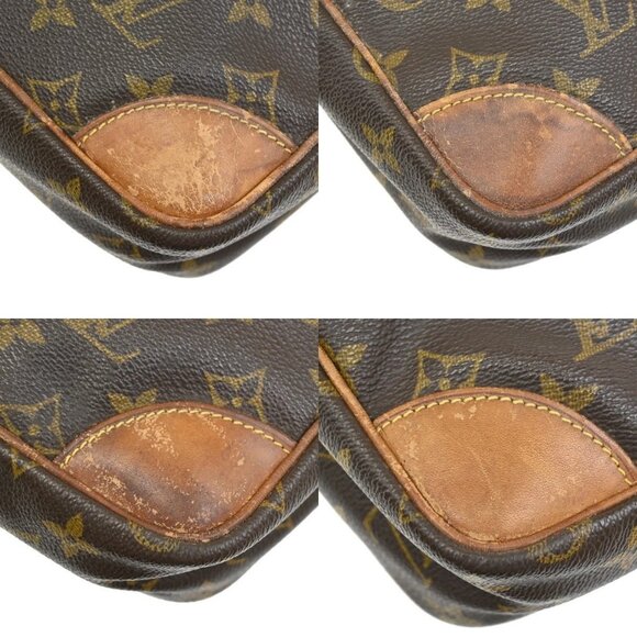 LOUIS VUITTON Compiegne 28 Clutch Hand Bag Monogram Leather Brown - Picture 7 of 16